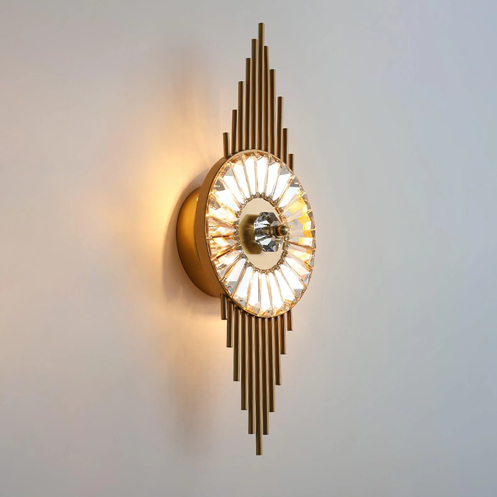 Crystal Gear Gold Wall Light - Image 5