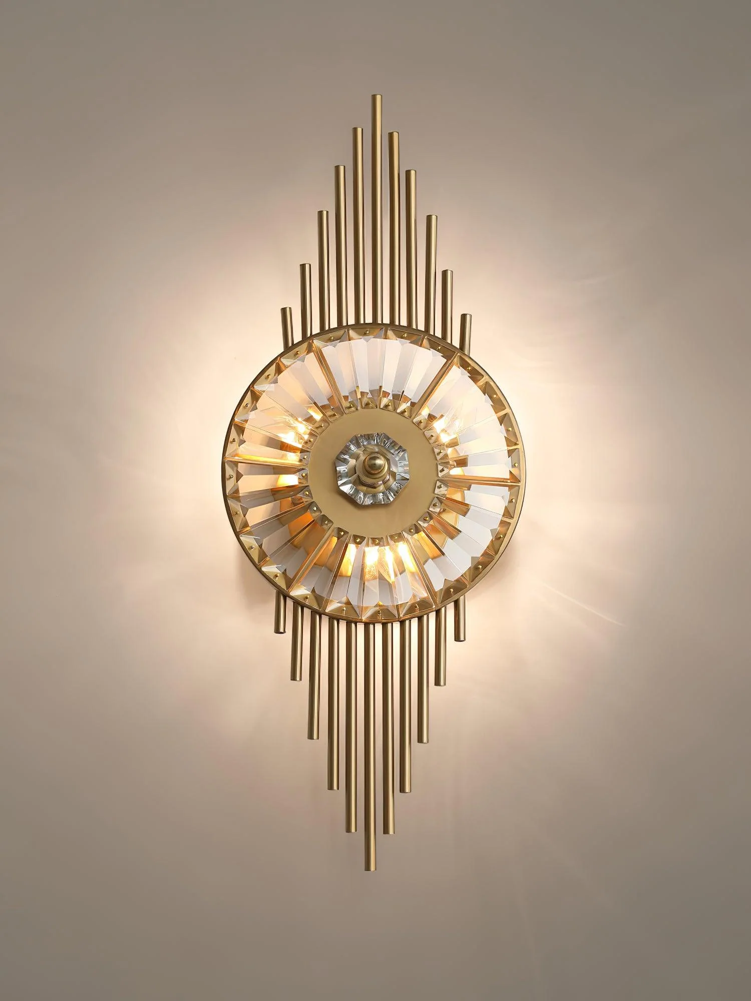 Crystal Gear Gold Wall Light - Image 7