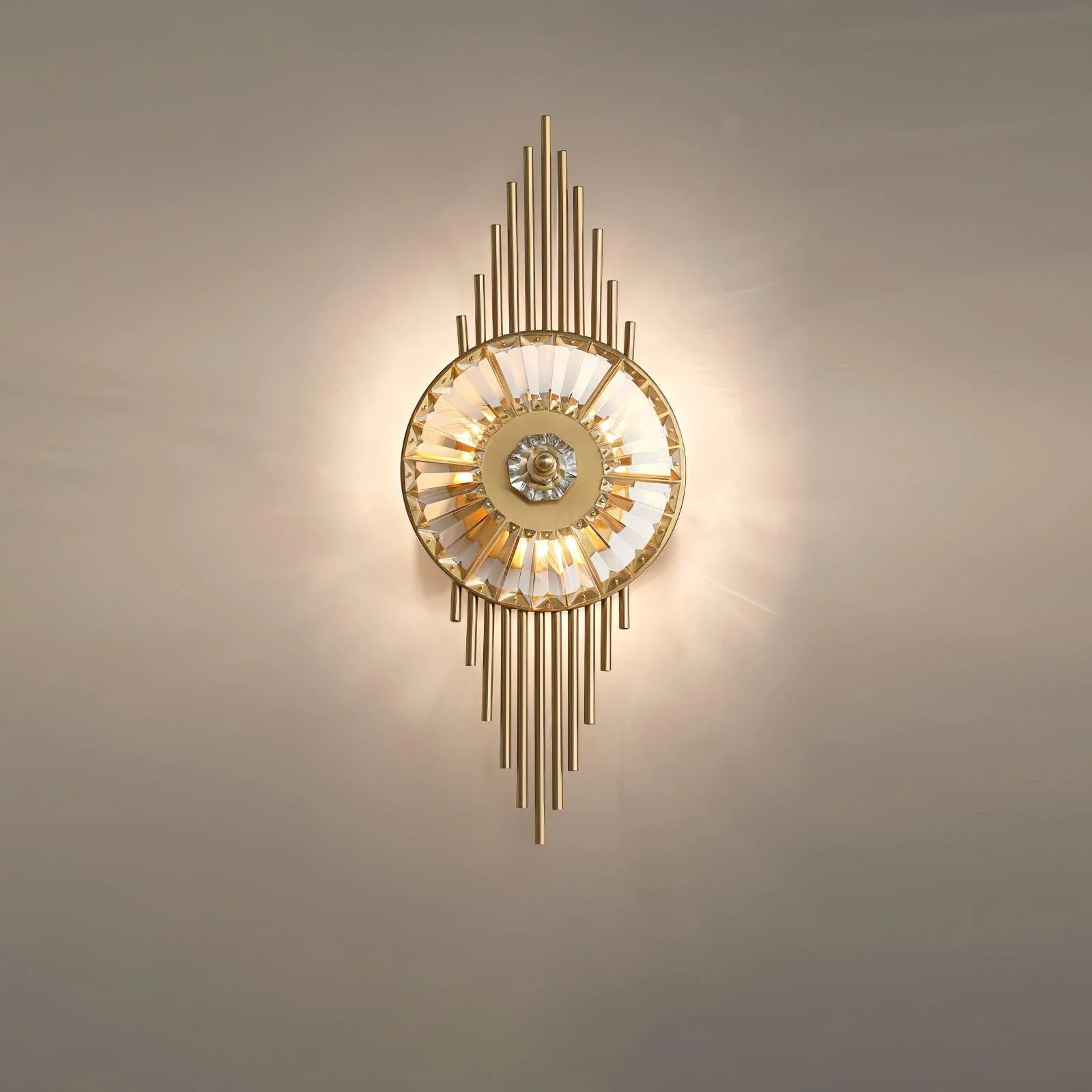 Crystal Gear Gold Wall Light - Image 8