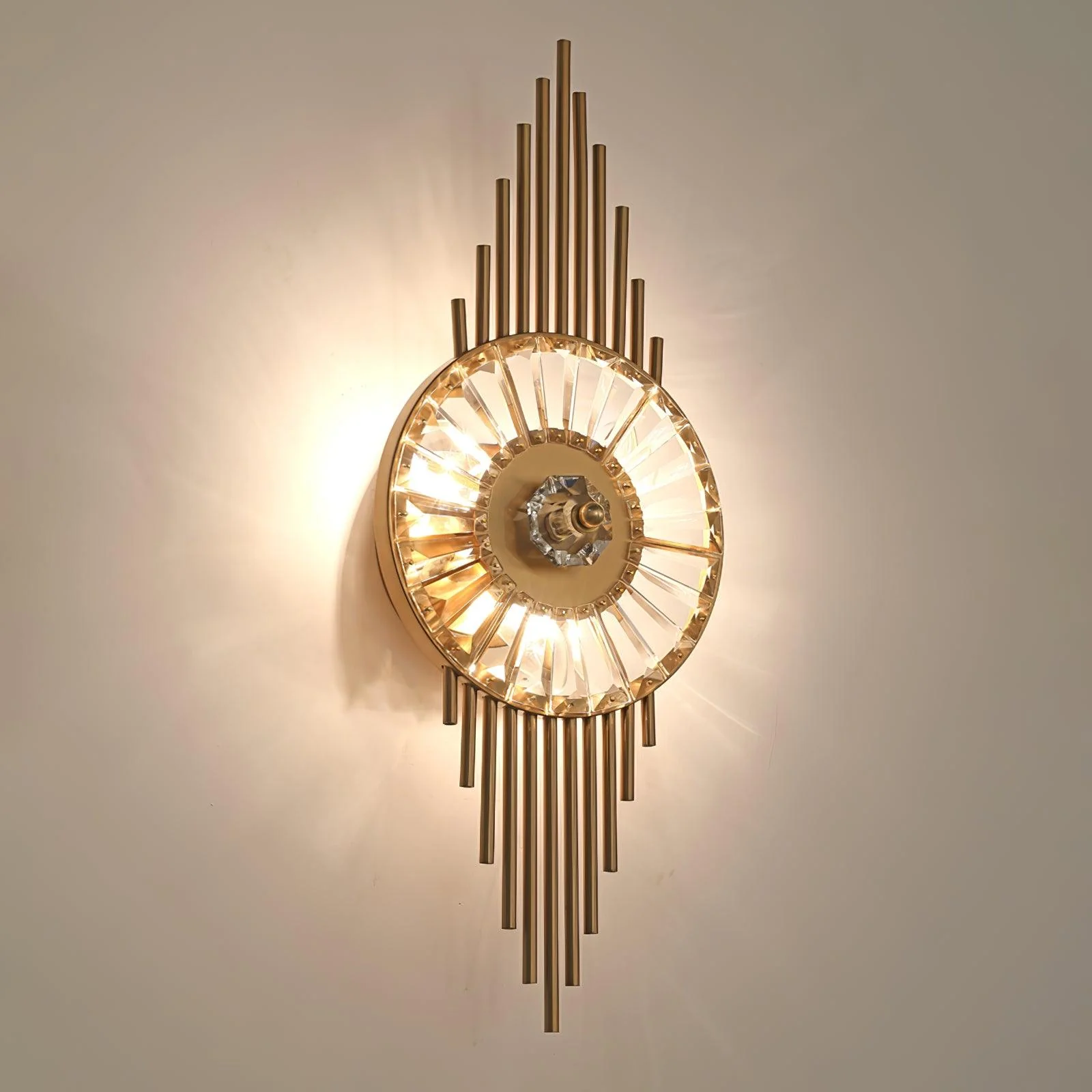 Crystal Gear Gold Wall Light - Image 9