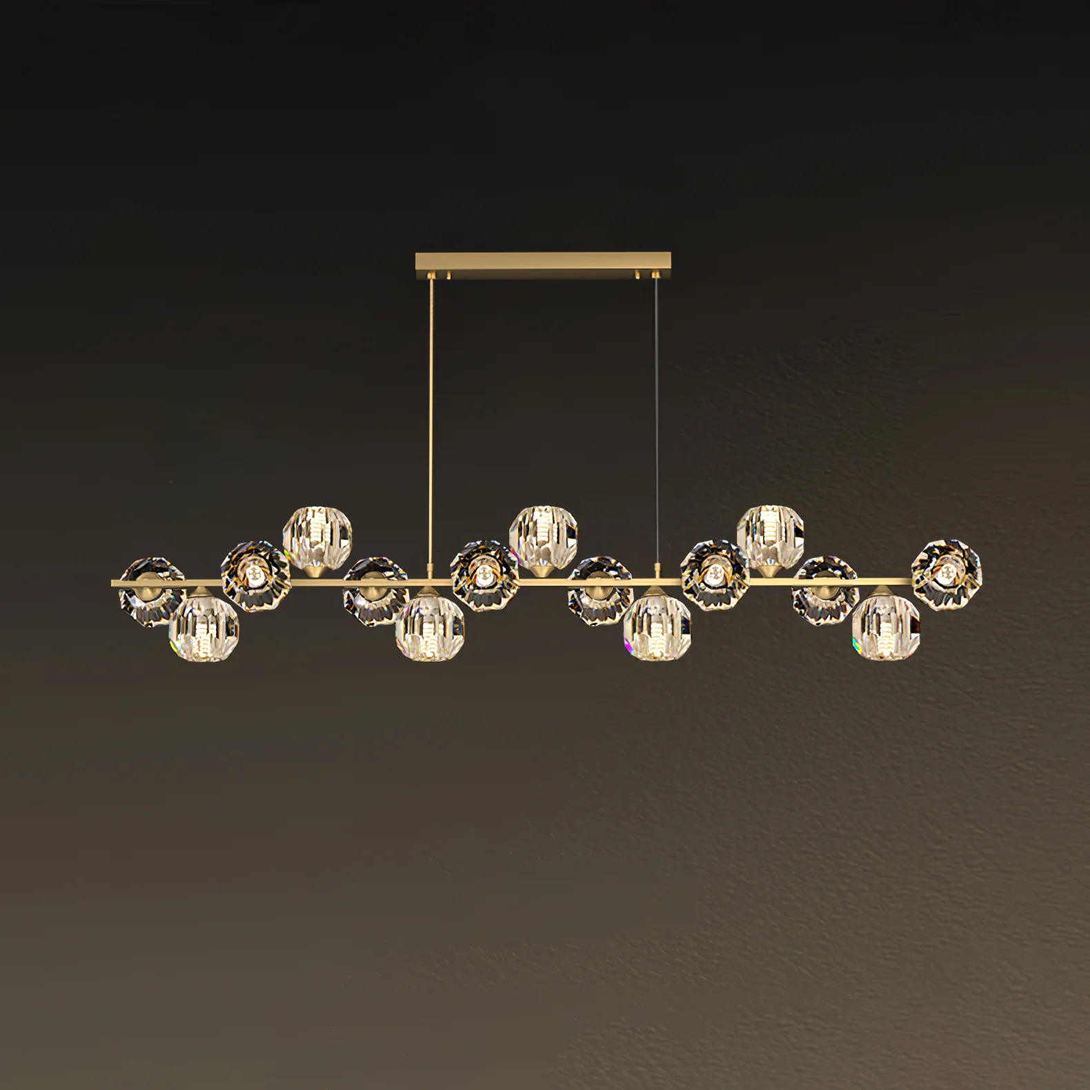 Crystal Glass Ball Chandelier - Image 19