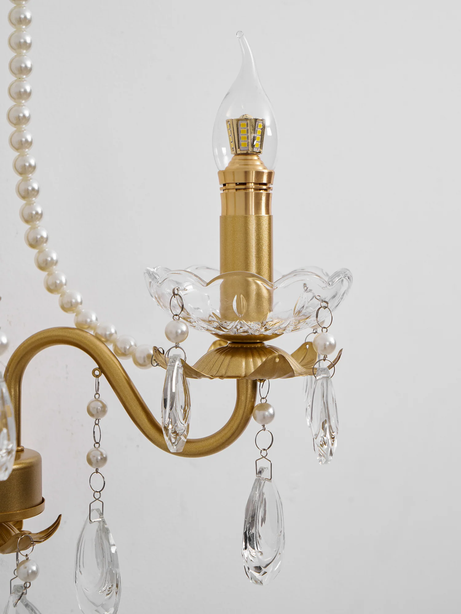 Crystal Pearl Chain Wall Lamp - Image 29