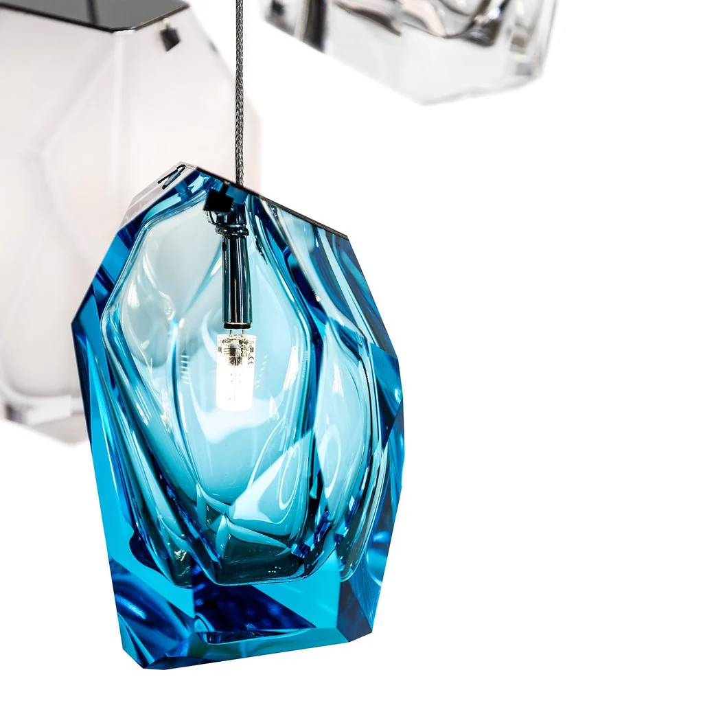 Crystal Rock Cluster Pendant Light - Image 15