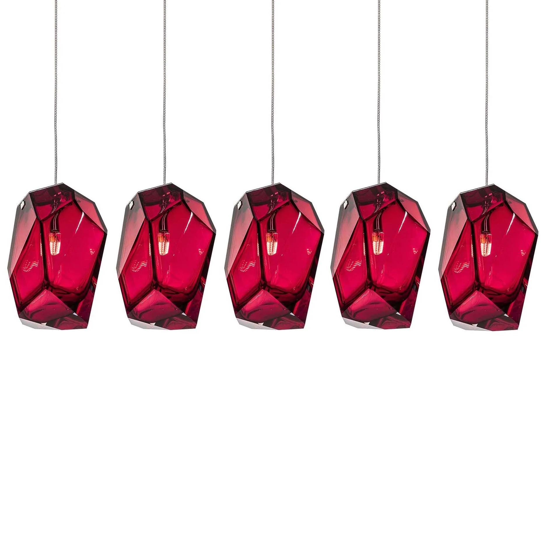 Crystal Rock Cluster Pendant Light - Image 21