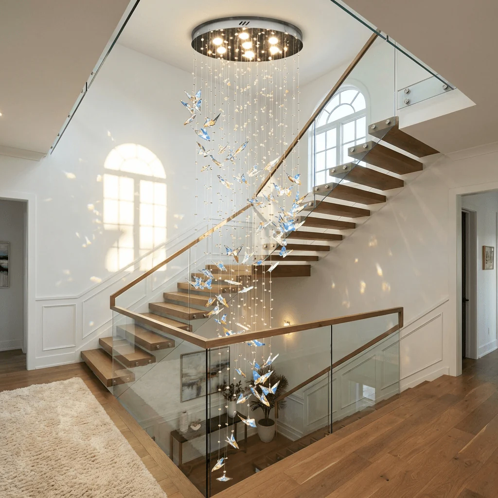 Crystalwing Butterfly Chandelier - Image 2