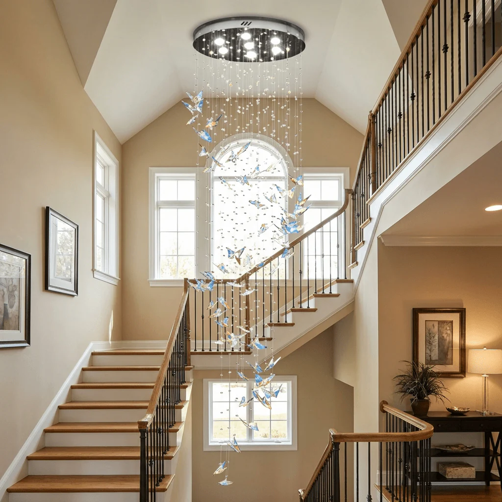 Crystalwing Butterfly Chandelier - Image 3