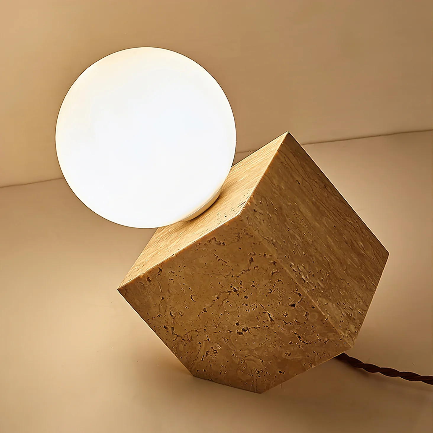 Cube Stone Table Lamp - Image 13