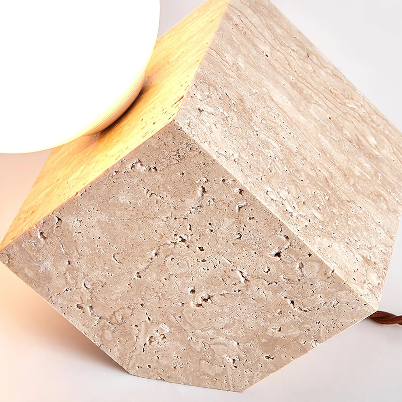 Cube Stone Table Lamp - Image 5