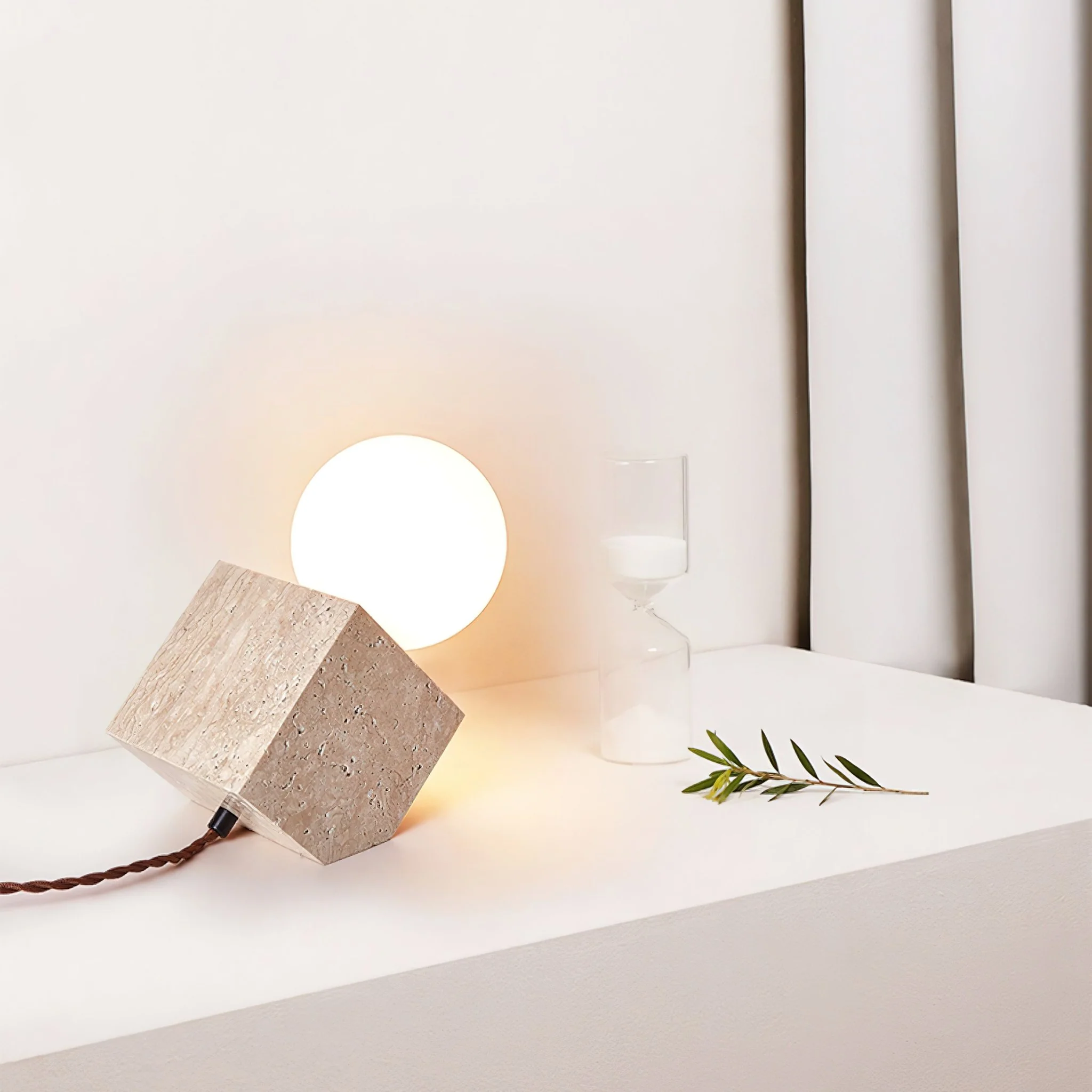 Cube Stone Table Lamp - Image 7
