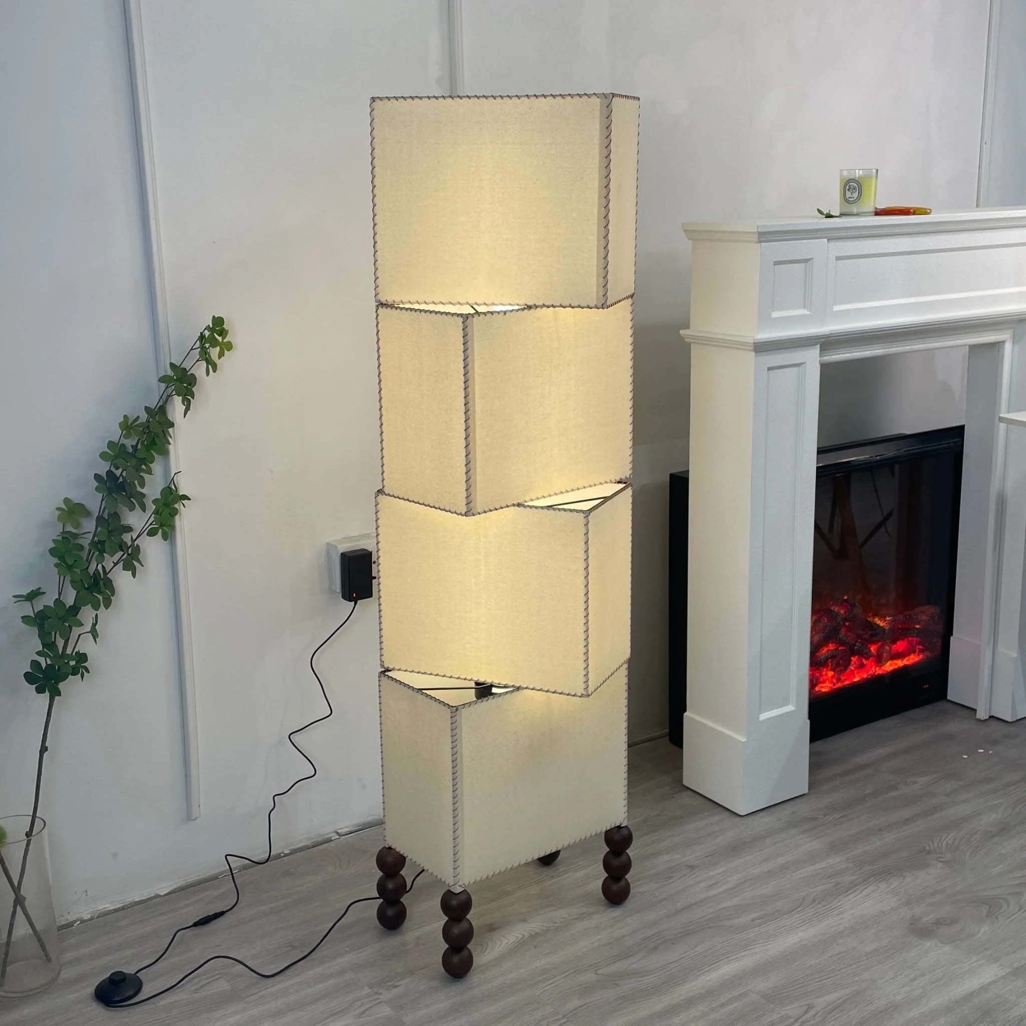 Cubia Fabric Floor Lamp - Image 2