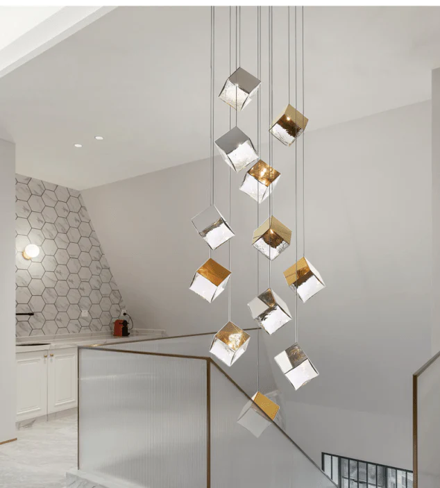 Cubic Luster Cascade Chandelier - Image 15