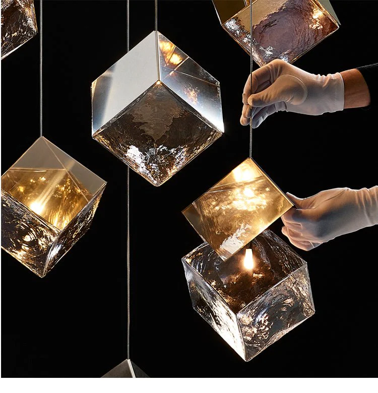 Cubic Luster Cascade Chandelier - Image 20