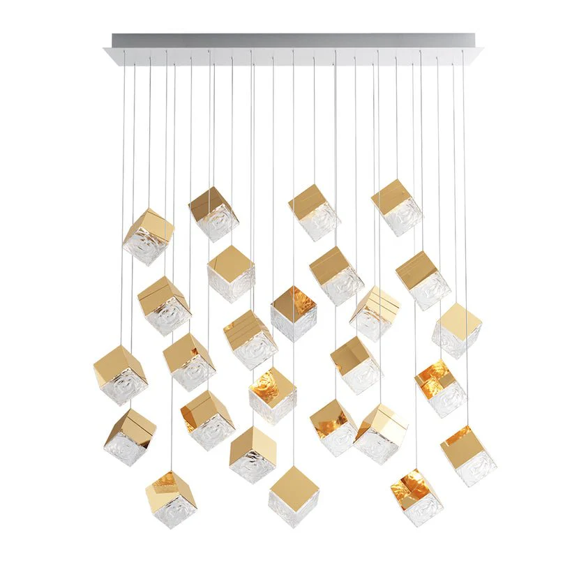 Cubic Luster Cascade Chandelier - Image 33