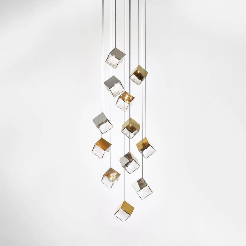 Cubic Luster Cascade Chandelier - Image 64