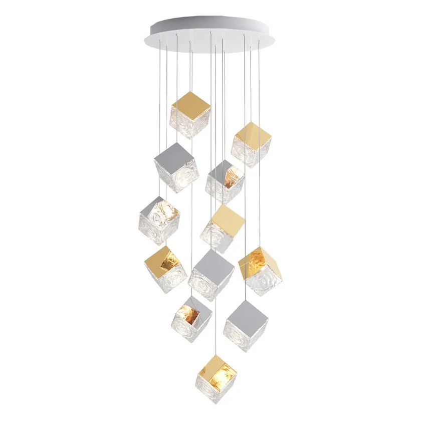 Cubic Luster Cascade Chandelier - Image 75