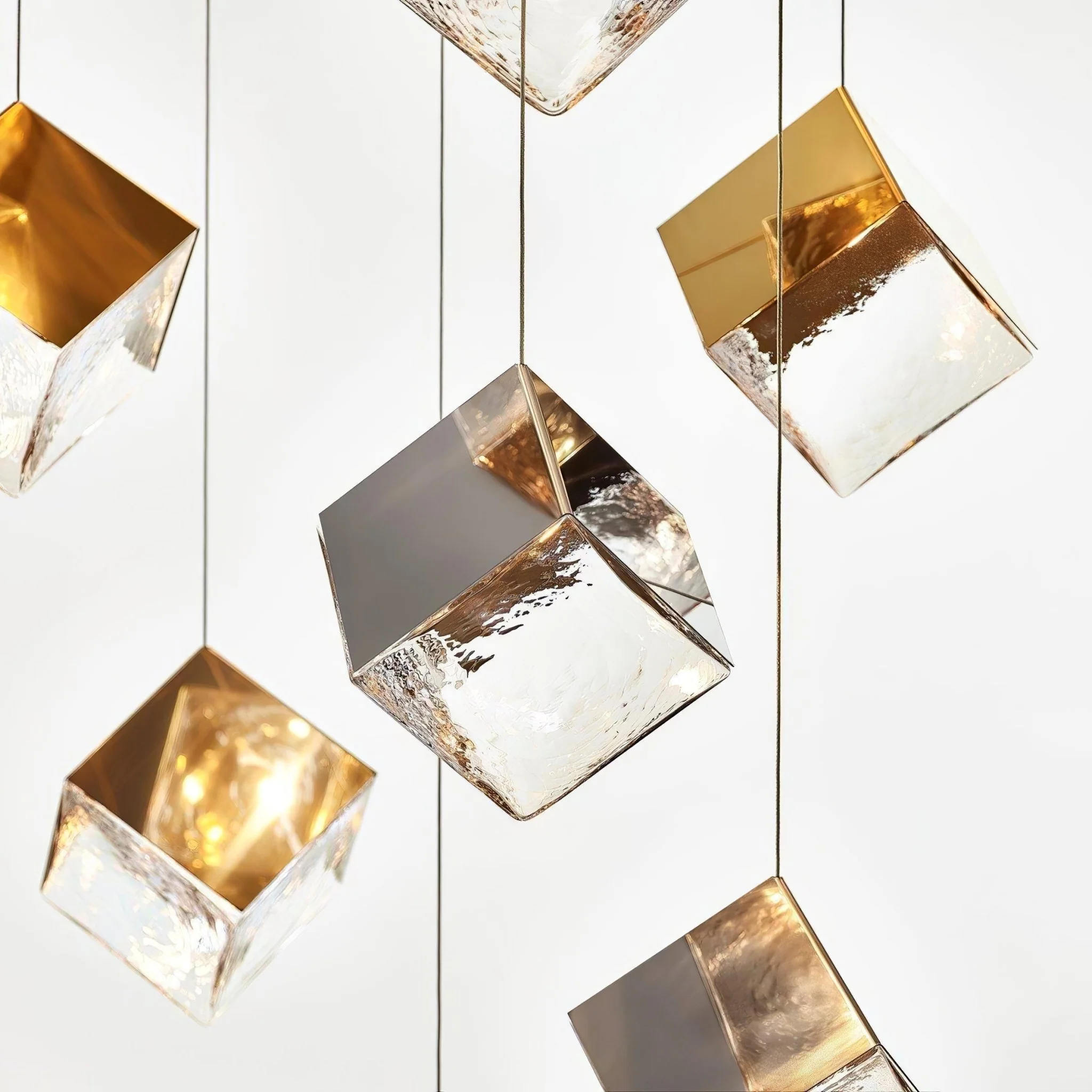 Cubic Luster Cascade Chandelier - Image 80