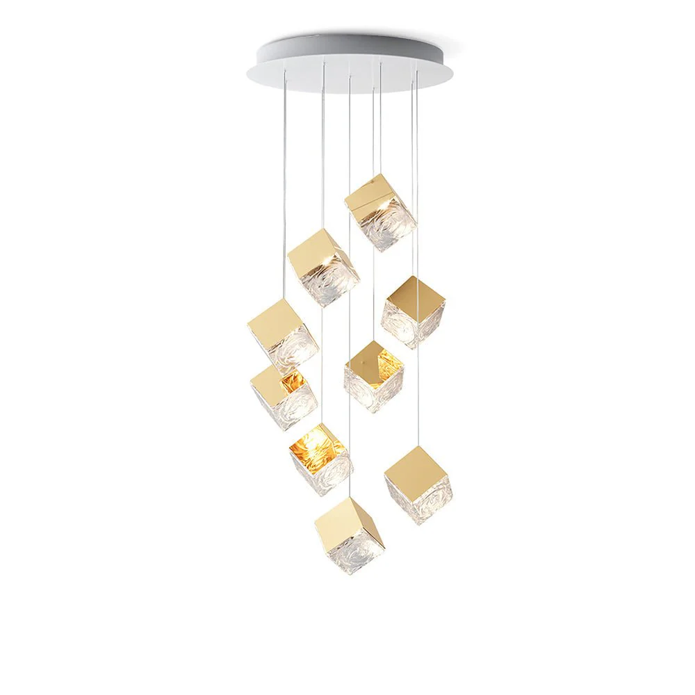 Cubic Luster Cascade Chandelier - Image 85