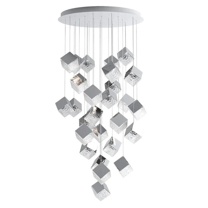 Cubic Luster Cascade Chandelier - Image 97