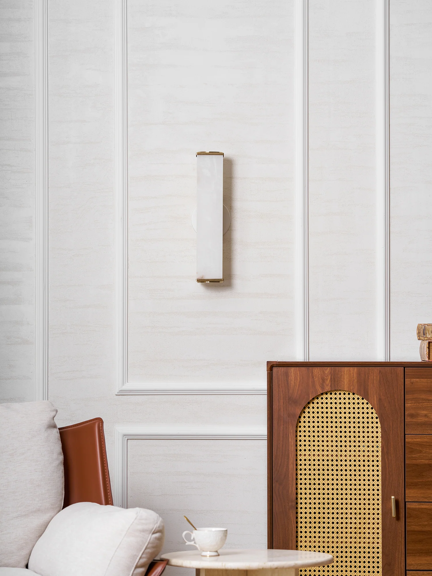 Cuboid Alabaster Wall Light - Image 36