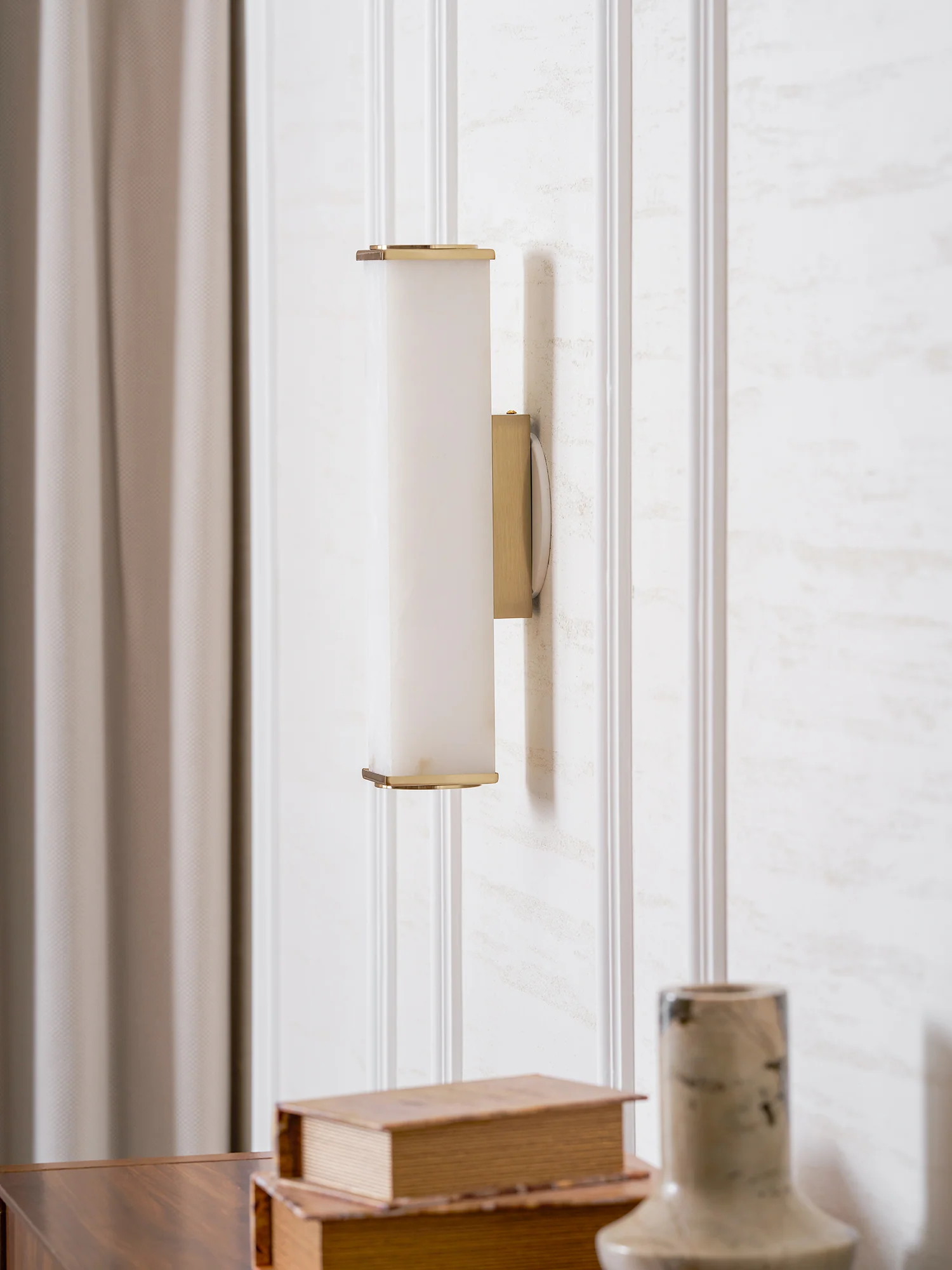 Cuboid Alabaster Wall Light - Image 37