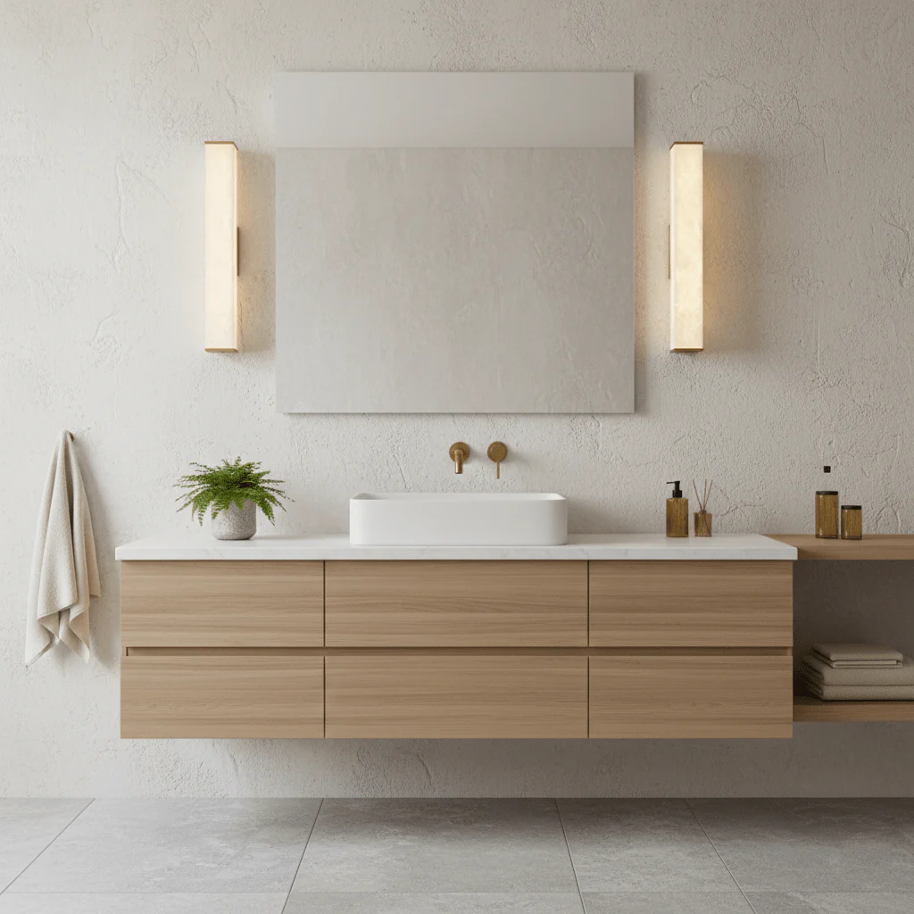 Cuboid Alabaster Wall Light - Image 5