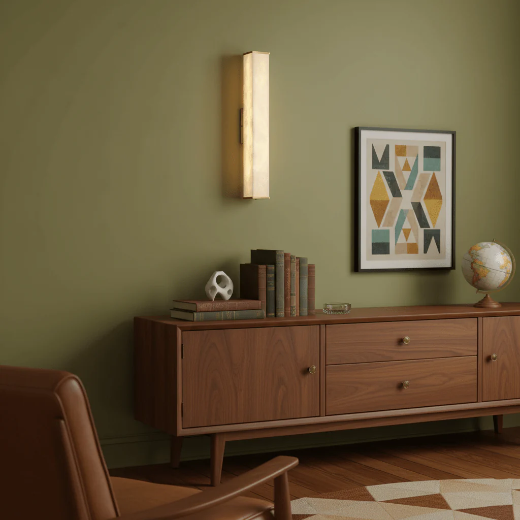 Cuboid Alabaster Wall Light - Image 6