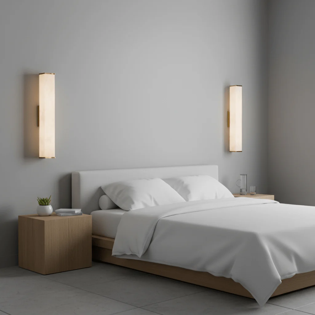 Cuboid Alabaster Wall Light - Image 7