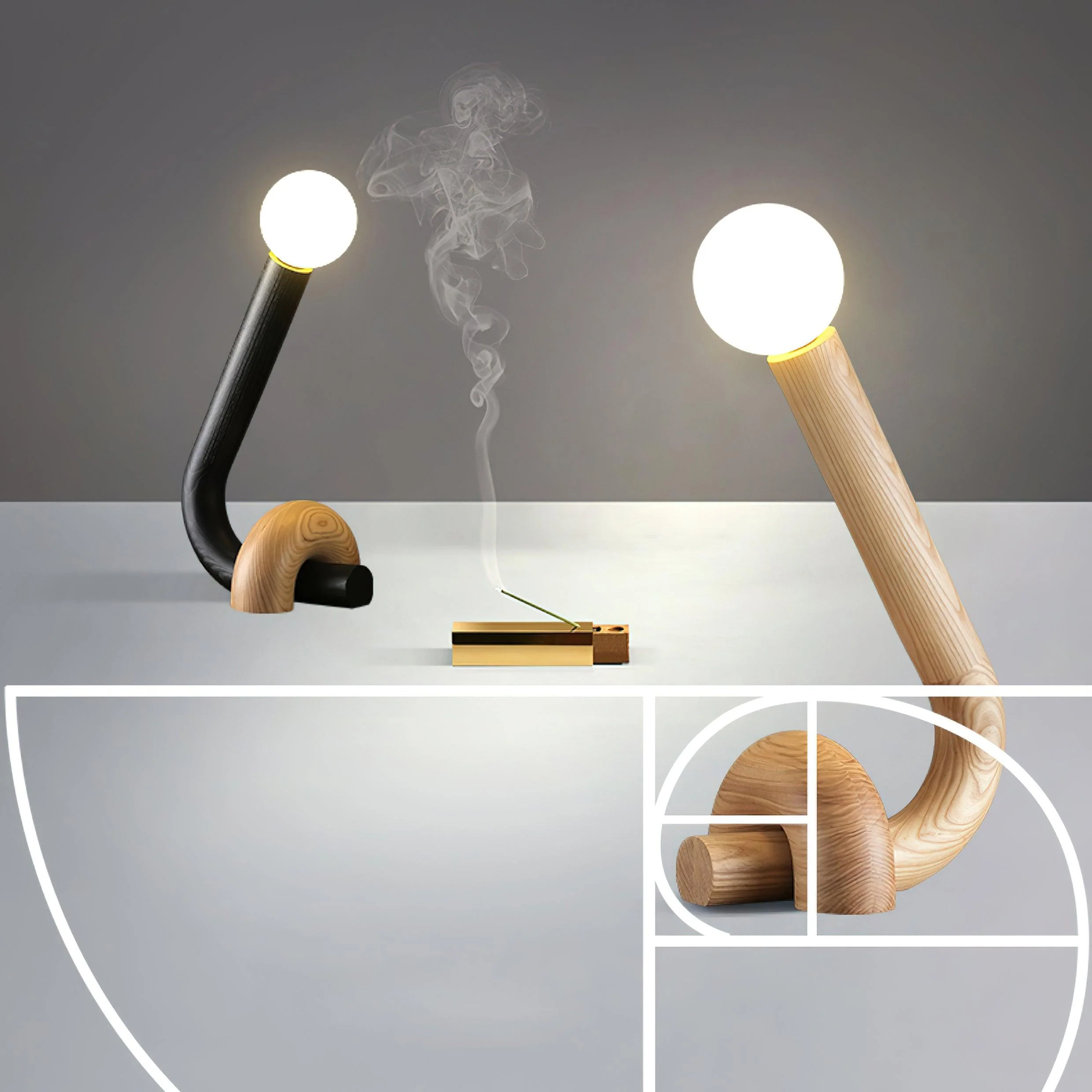 Curled Table Lamp - Image 12