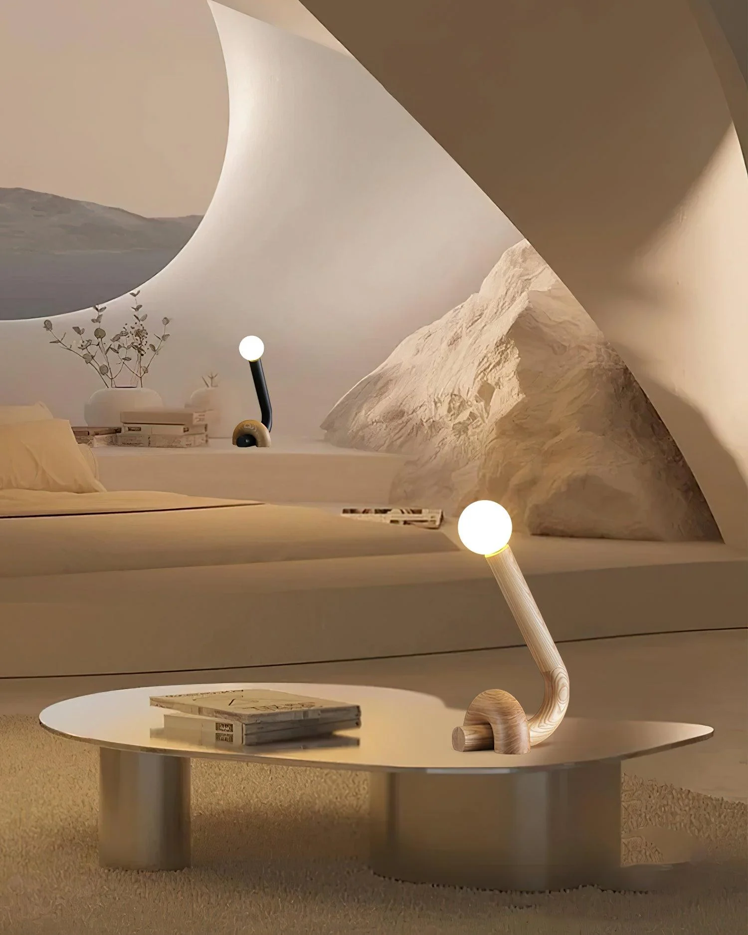 Curled Table Lamp - Image 8