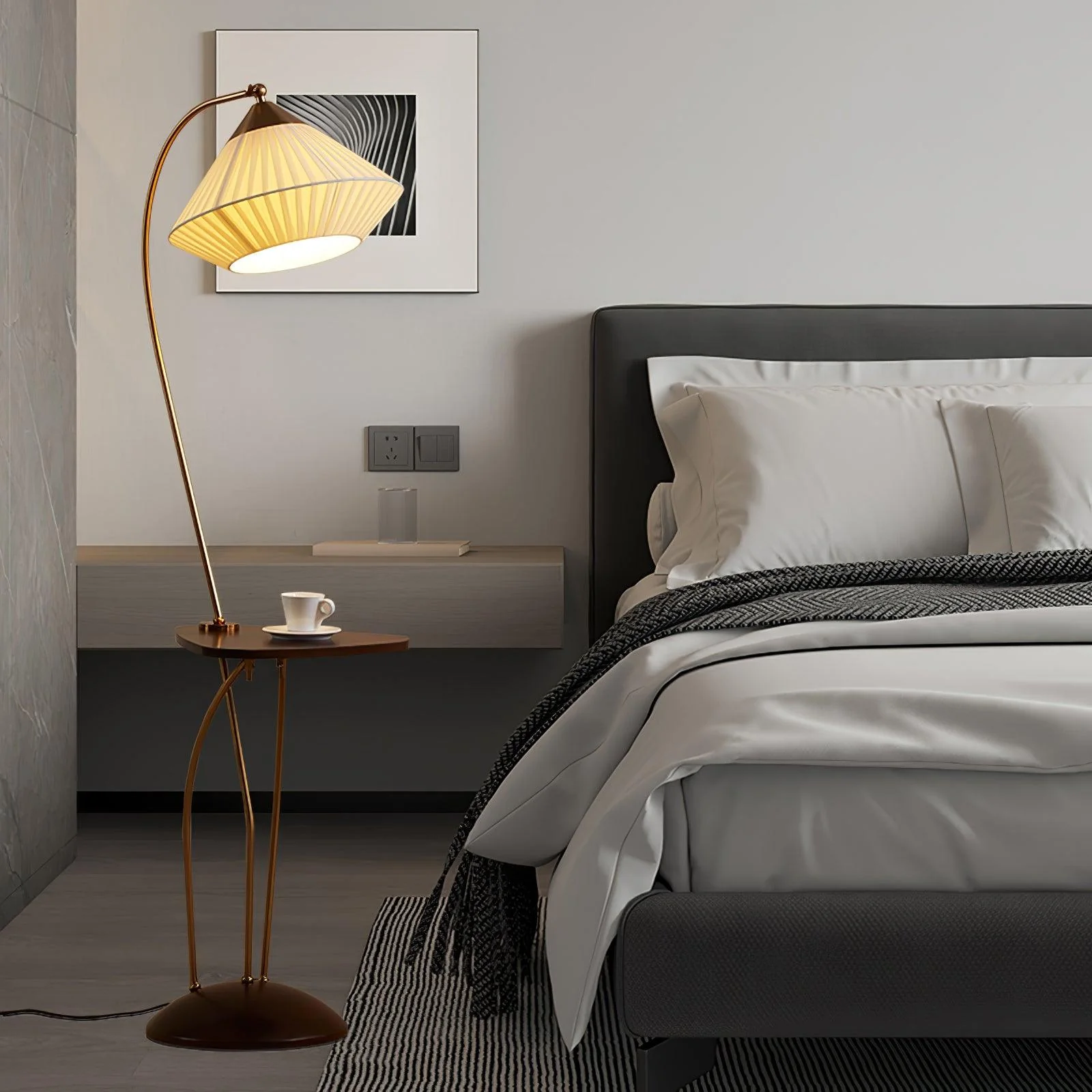 Curve With Table Floor Lamp - Image 5