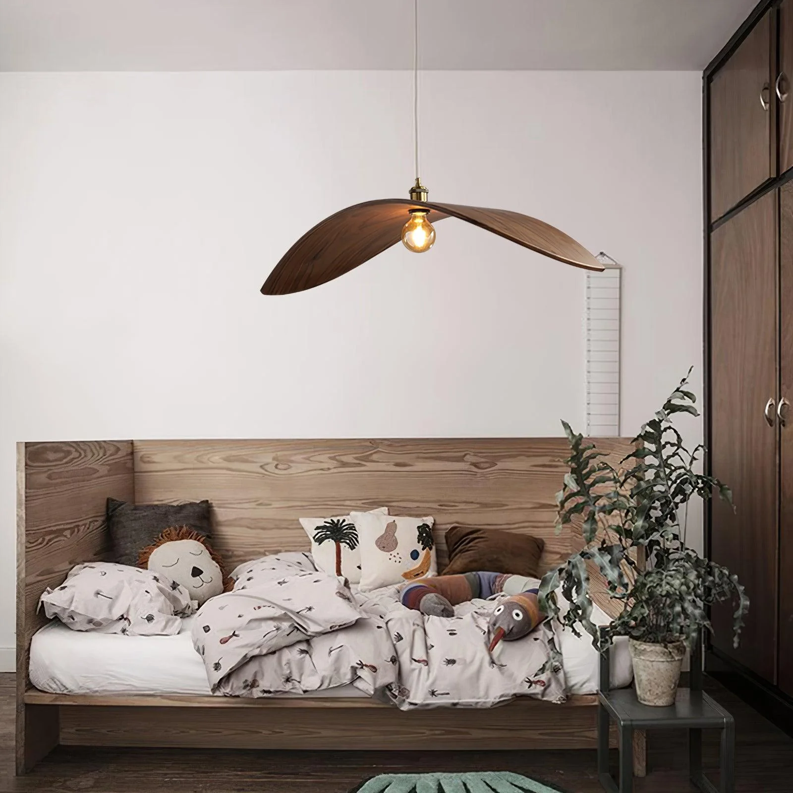 Curve Wooden Pendant Lamp - Image 17
