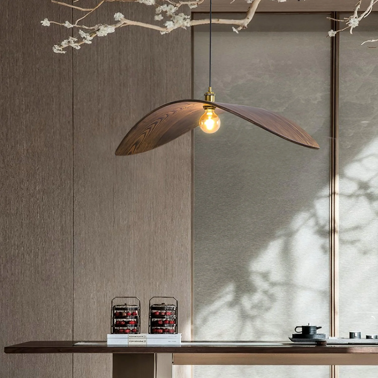 Curve Wooden Pendant Lamp - Image 21