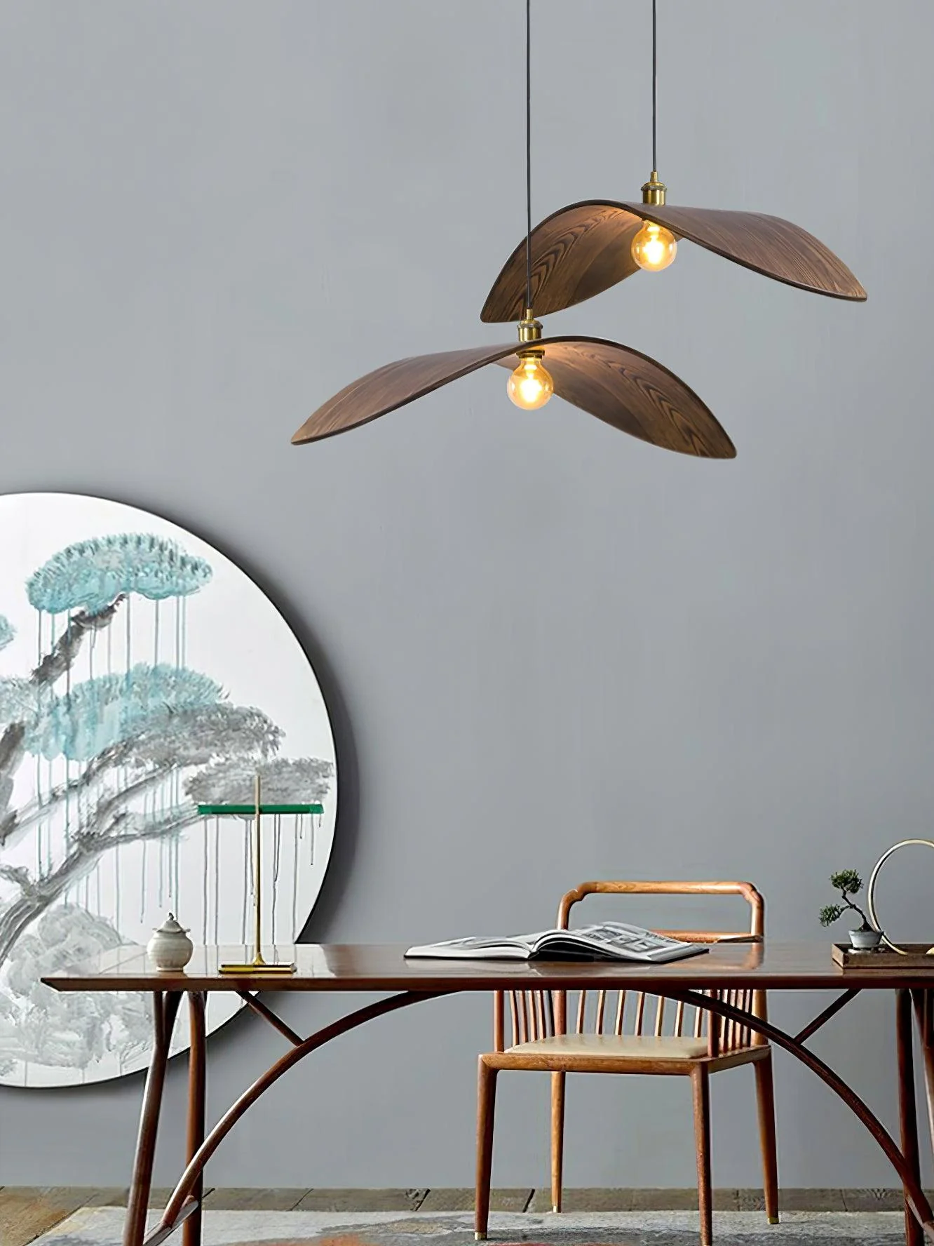 Curve Wooden Pendant Lamp - Image 25