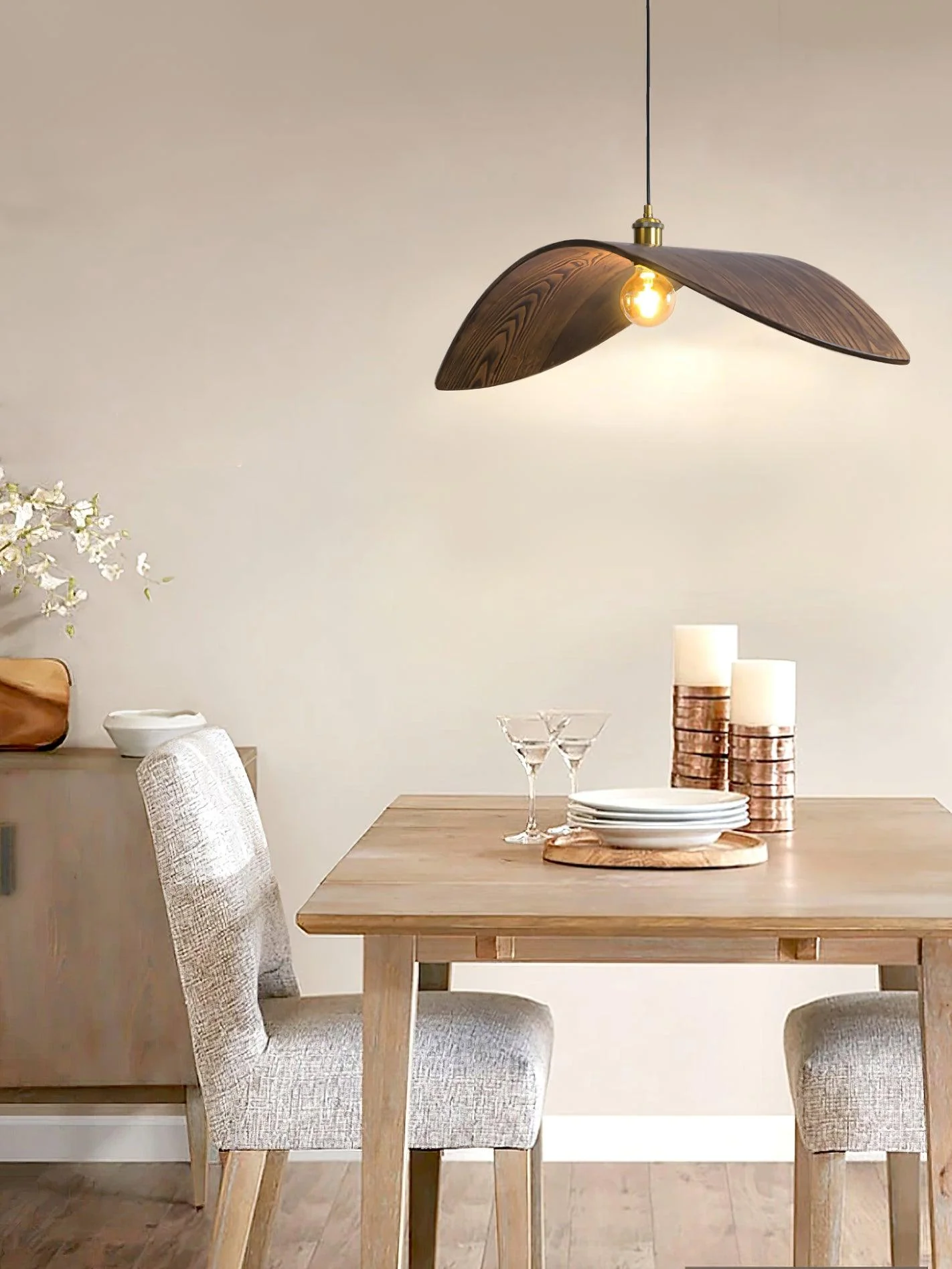 Curve Wooden Pendant Lamp - Image 26