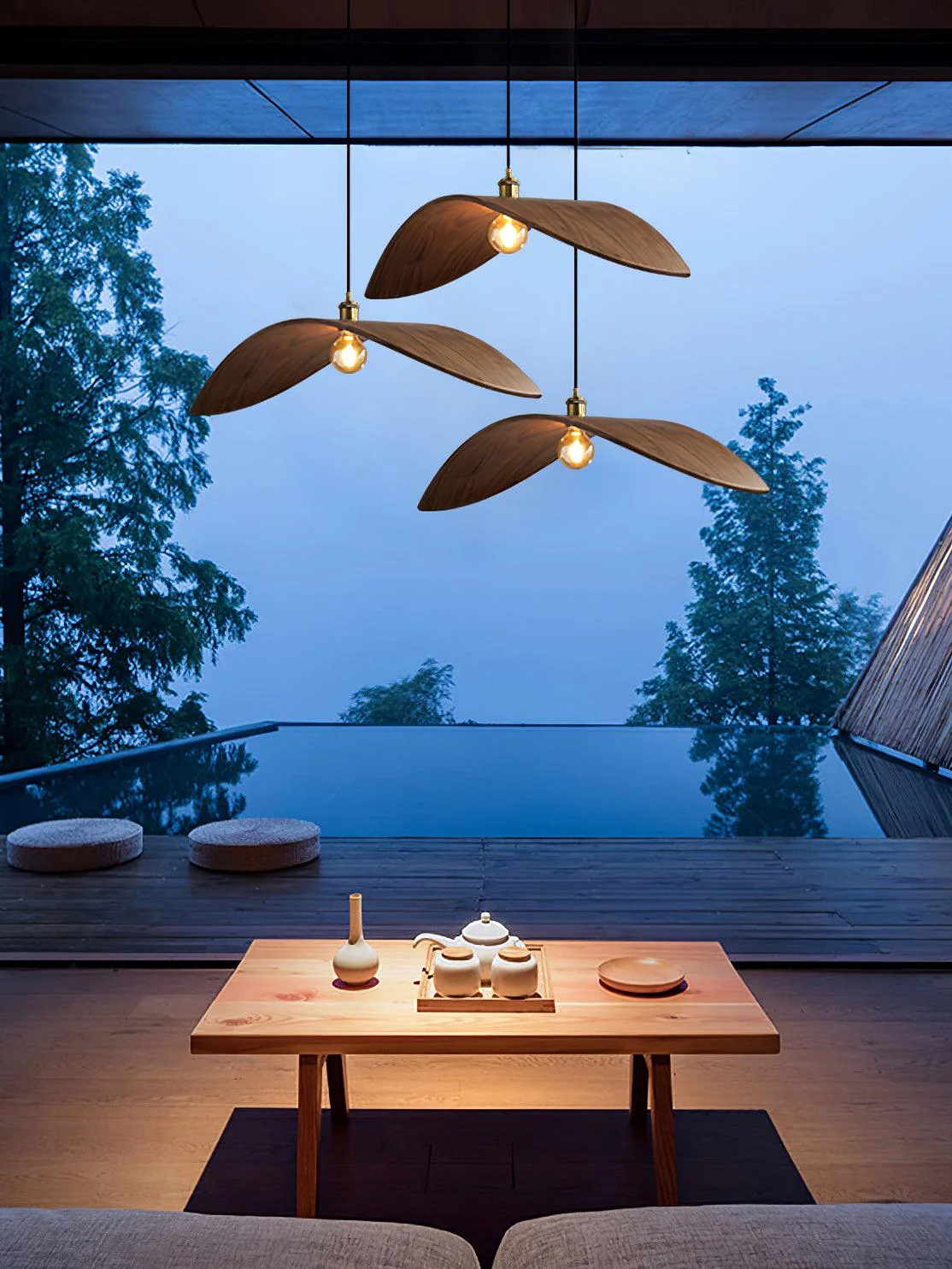 Curve Wooden Pendant Lamp - Image 29