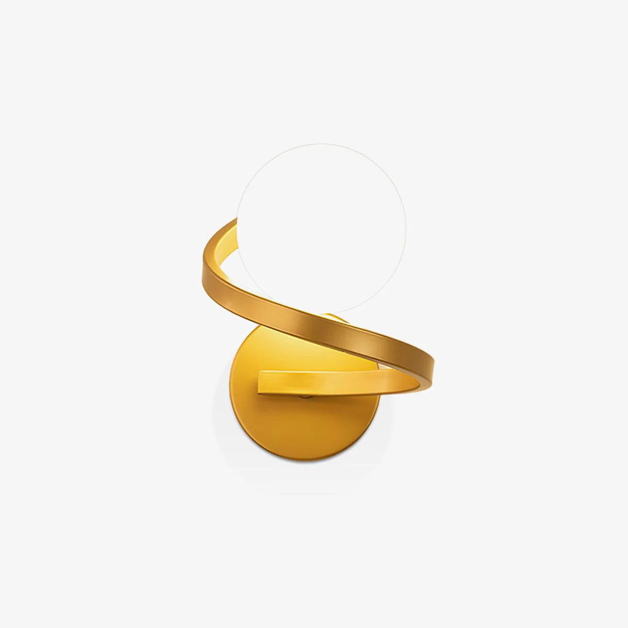 Curved Brass Wall Lamp - Image 14
