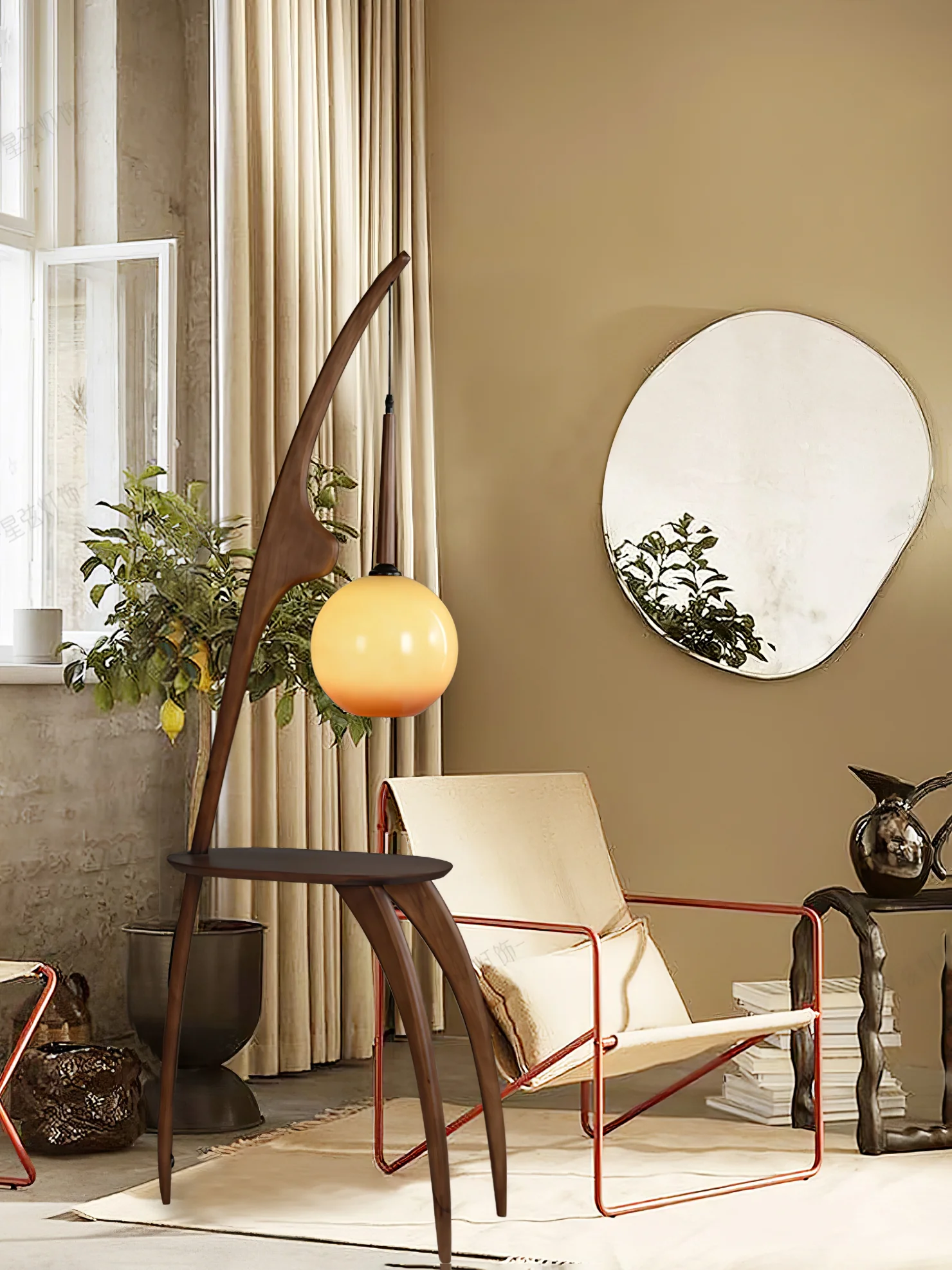 Curved Mantis Arm Floor Lamp - Image 22