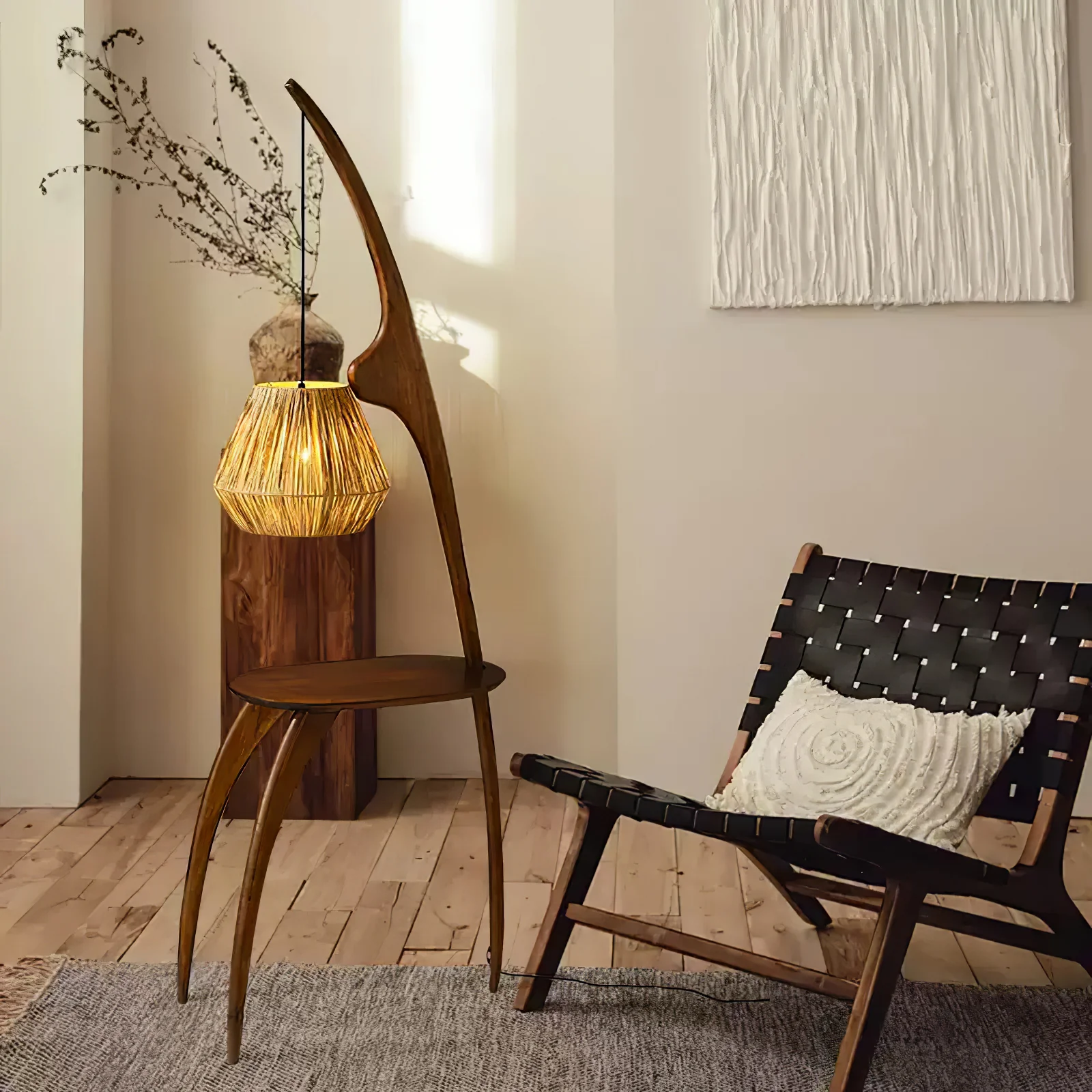 Curved Mantis Arm Floor Lamp - Image 23