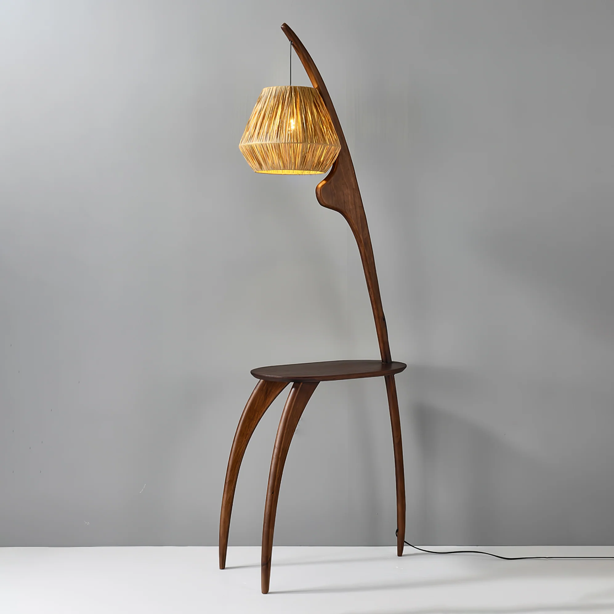 Curved Mantis Arm Floor Lamp - Image 40