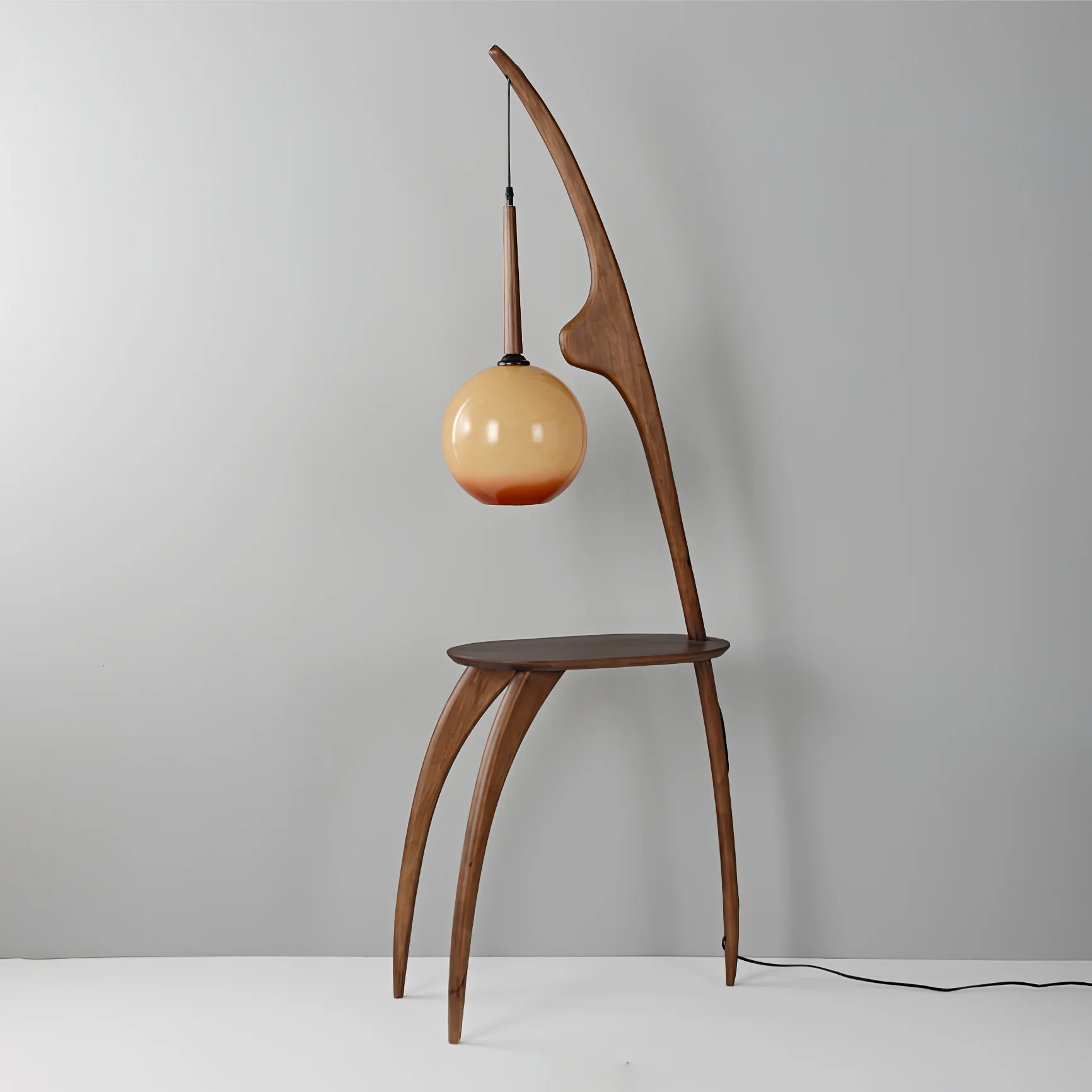 Curved Mantis Arm Floor Lamp - Image 45