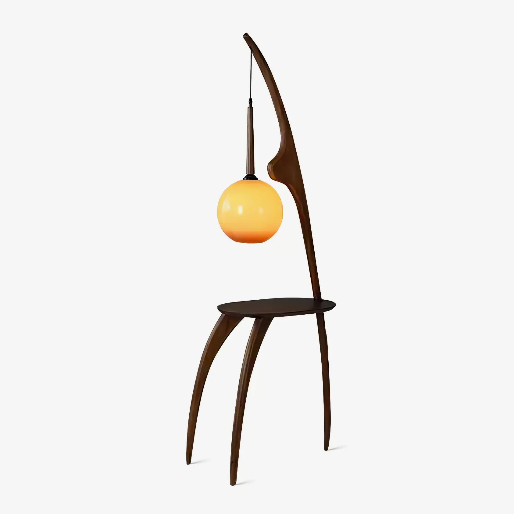 Curved Mantis Arm Floor Lamp - Image 48