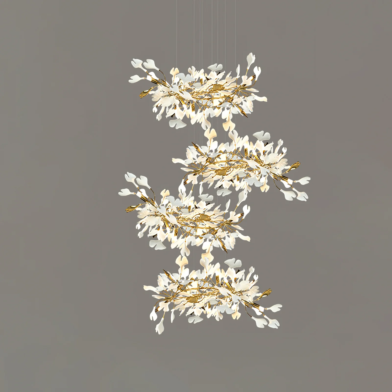 Gingko Leaves Chandelier - Image 114