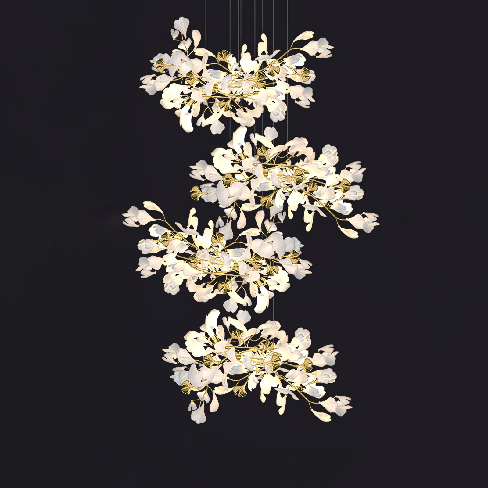 Gingko Leaves Chandelier - Image 115