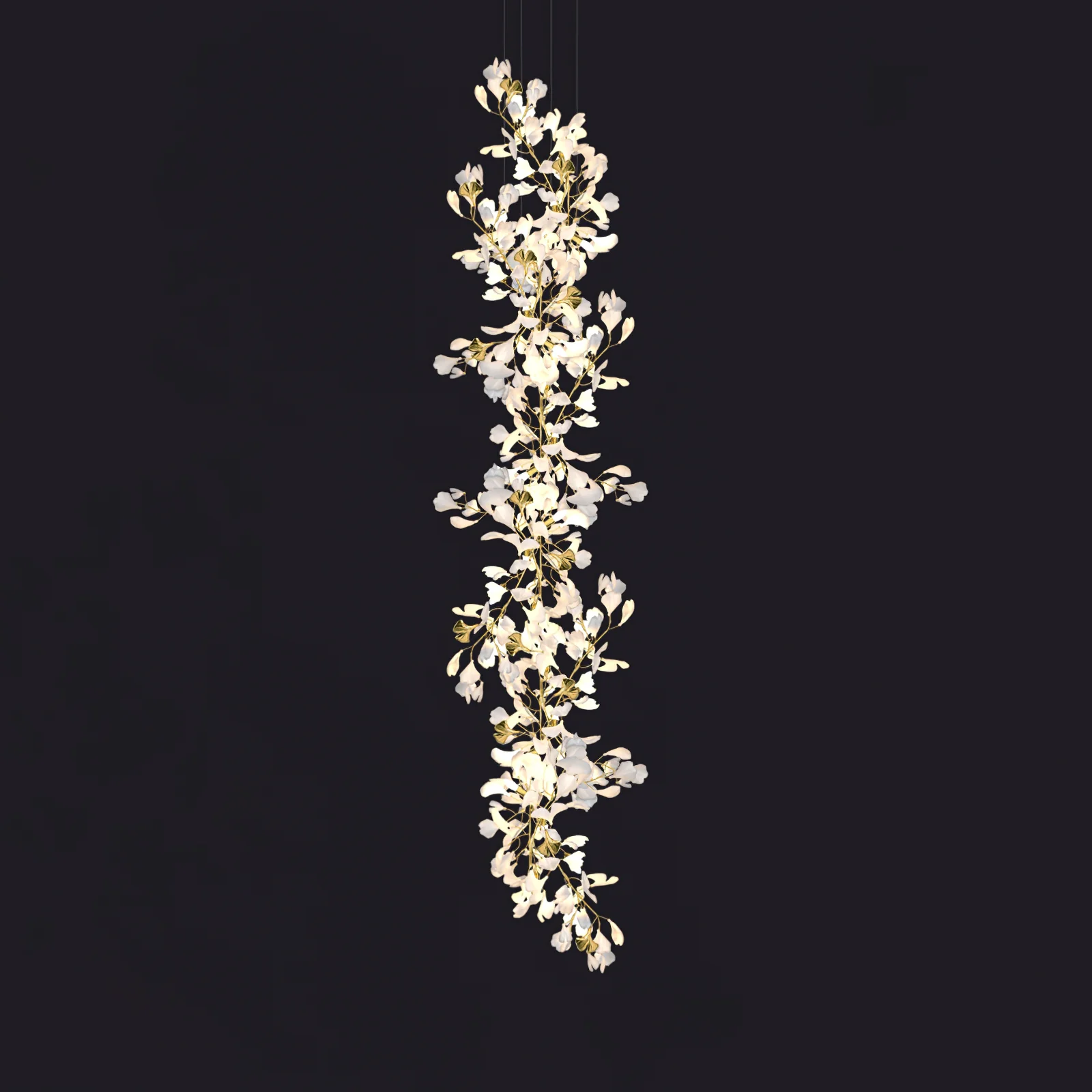 Gingko Leaves Chandelier - Image 119