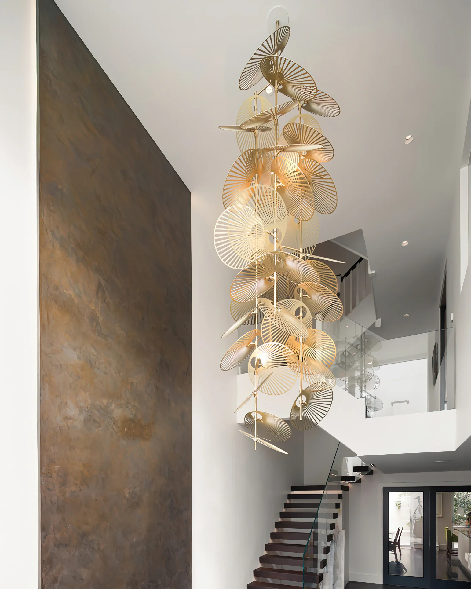 Cattail Leaf Chandelier - Image 19