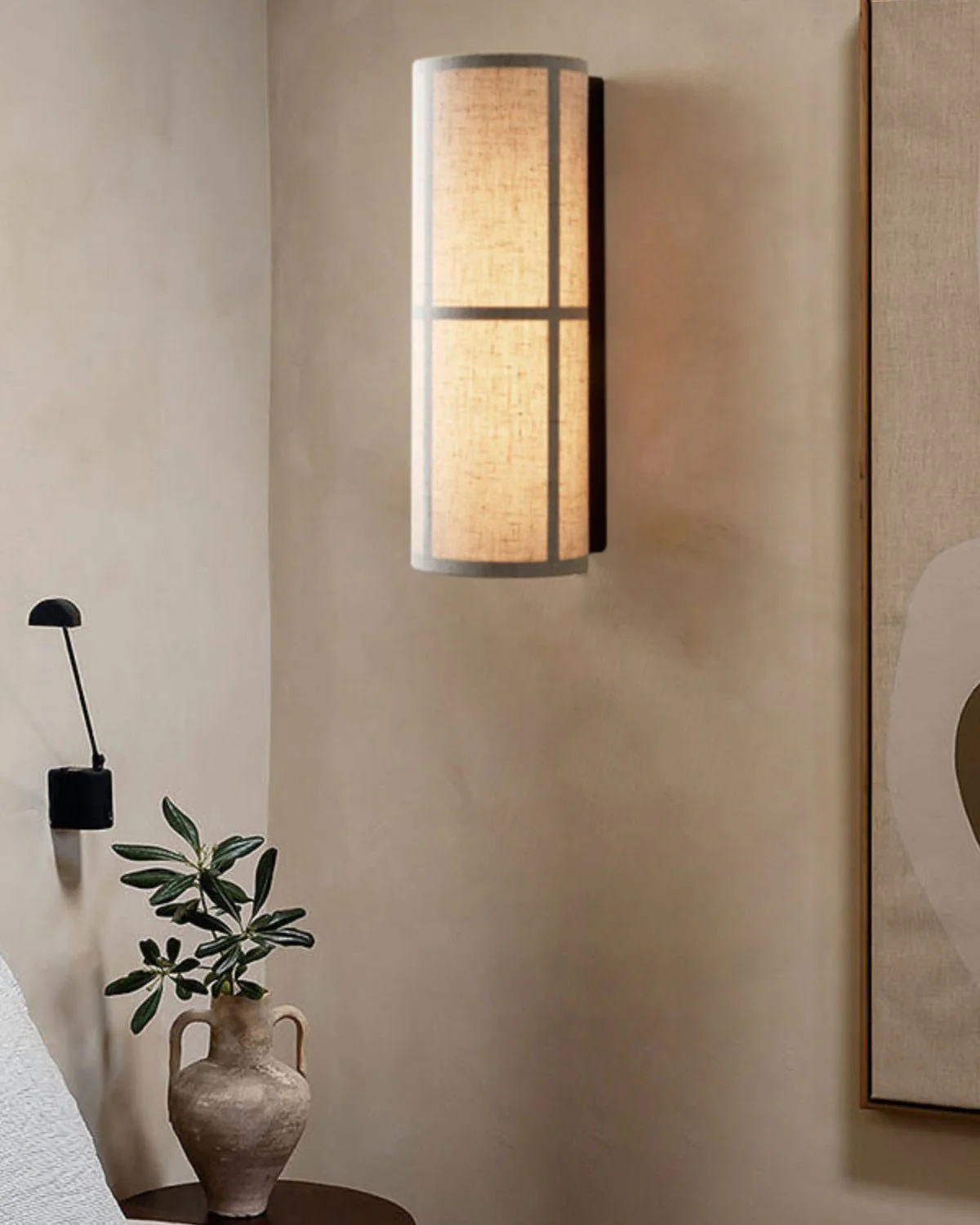 Cylinder Fabric Wall Lamp - Image 14