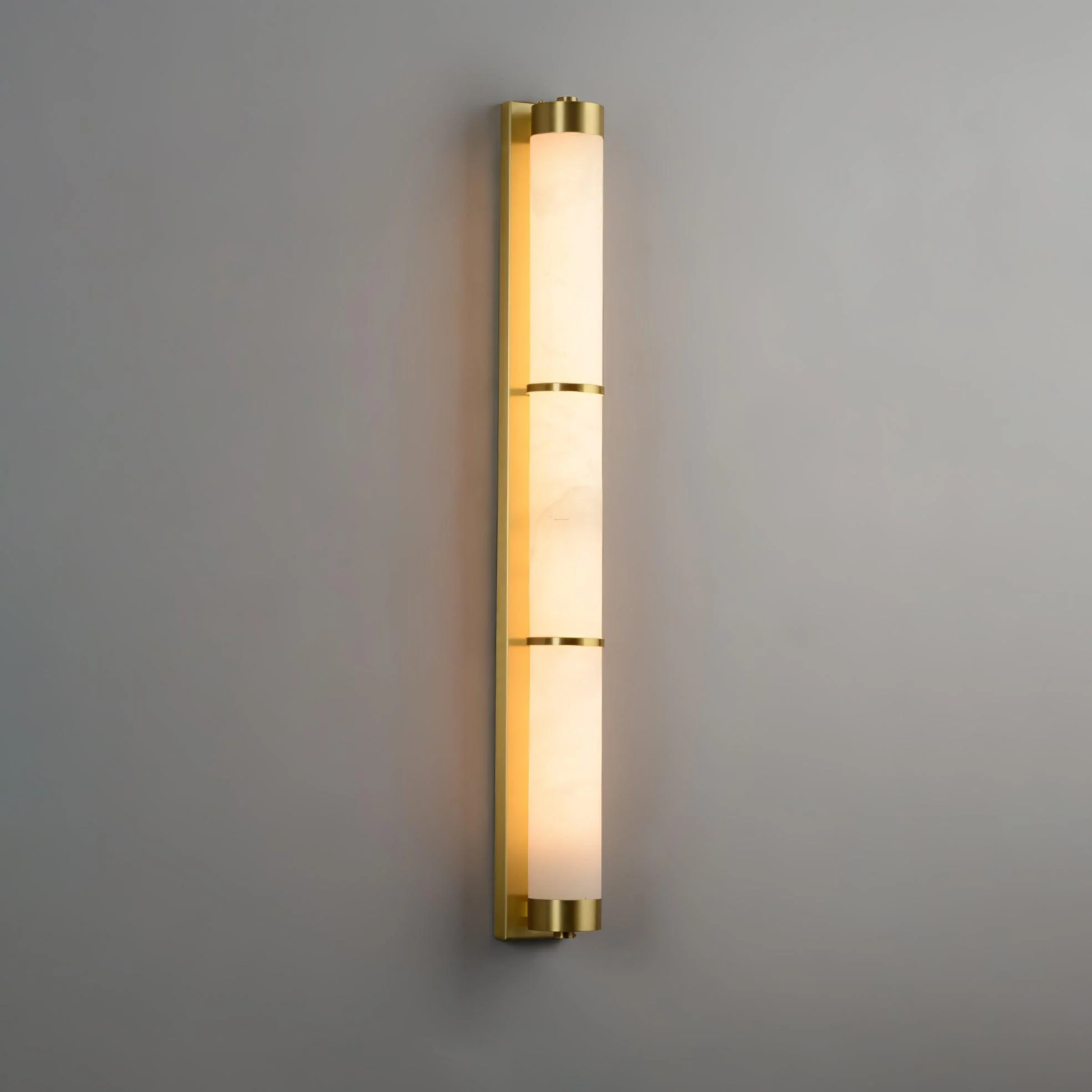 Cylindra Alabaster Brass Wall Light - Image 19