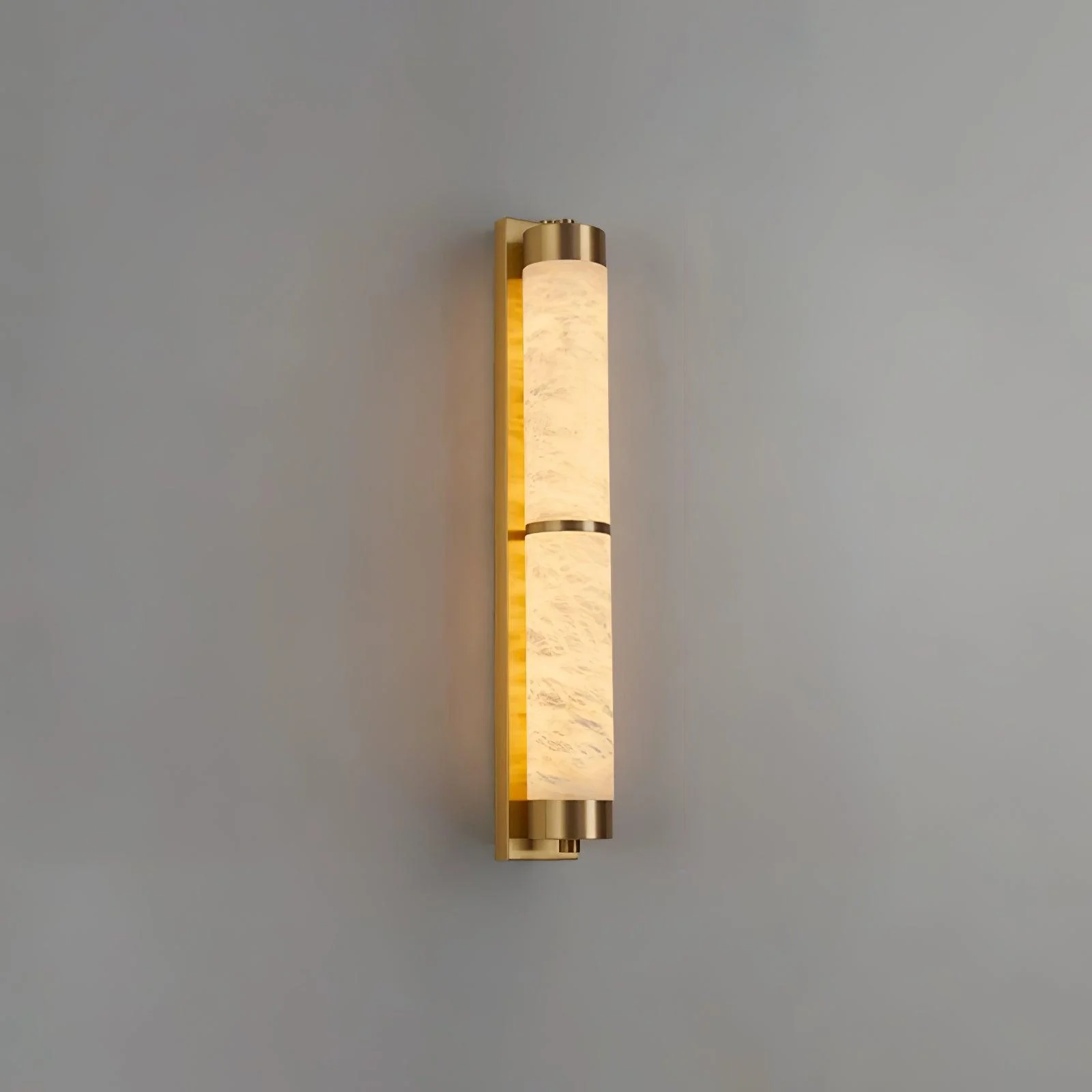 Cylindra Alabaster Brass Wall Light - Image 28