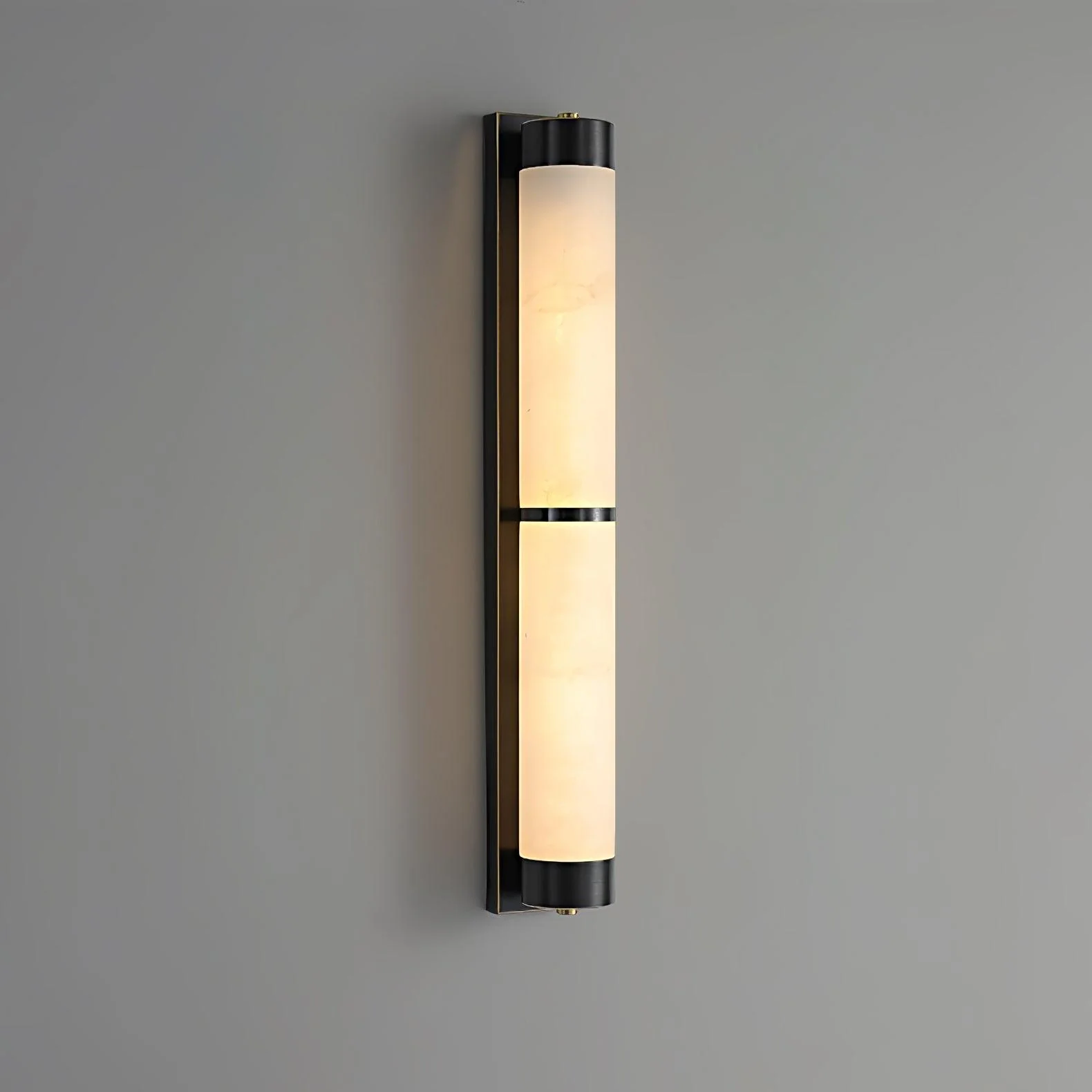 Cylindra Alabaster Brass Wall Light - Image 34