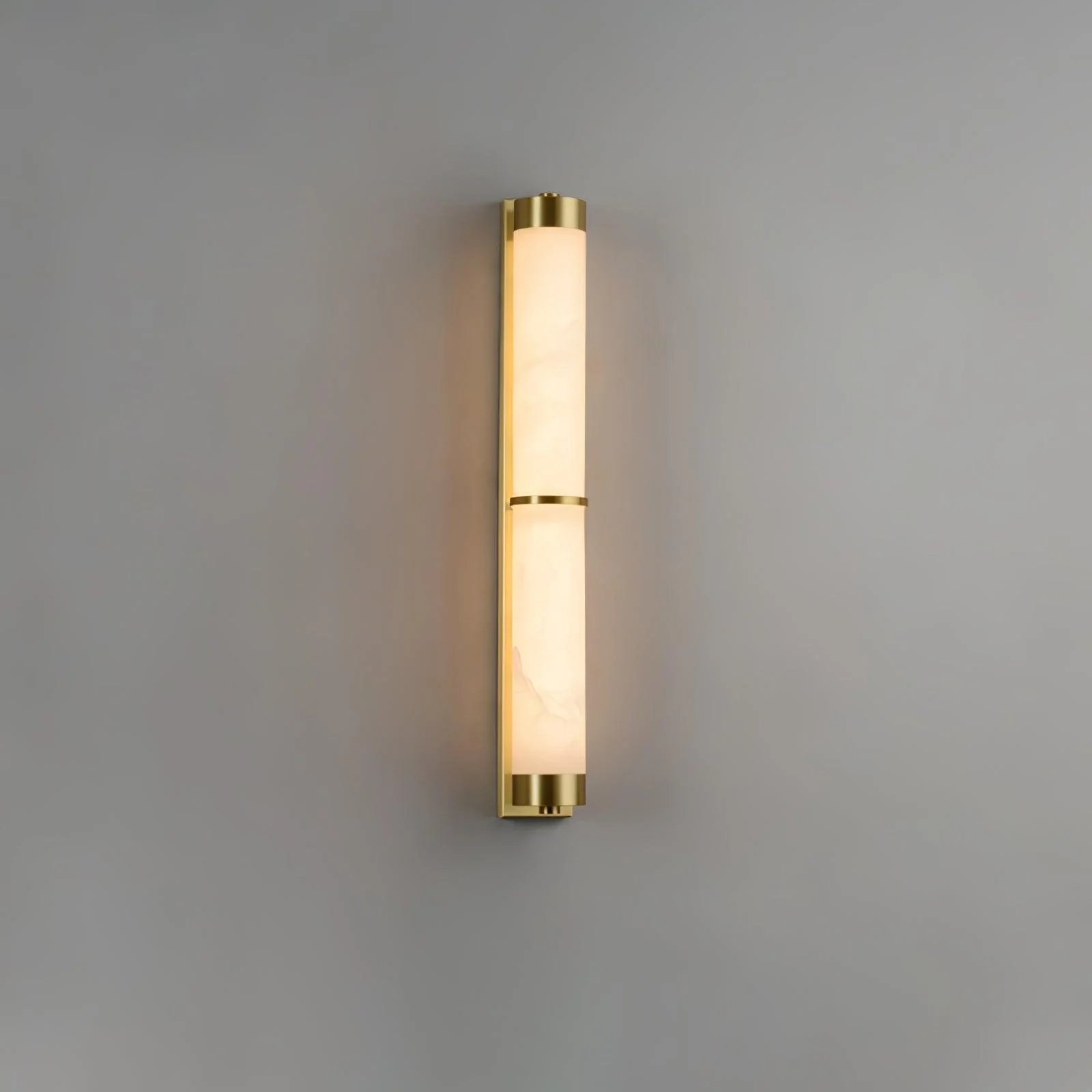 Cylindra Alabaster Brass Wall Light - Image 44